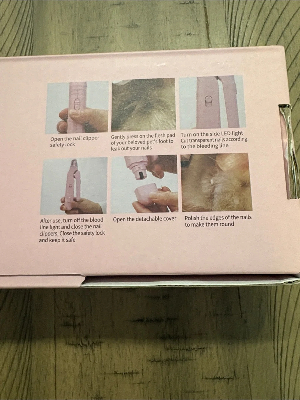 593 White Pet Grooming Hair Trimmer Kit